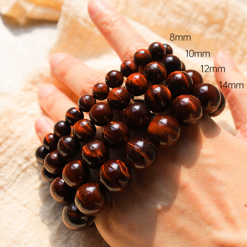 Buddha Stones Natural Tiger Eye Healing Bead Bracelet - image 1