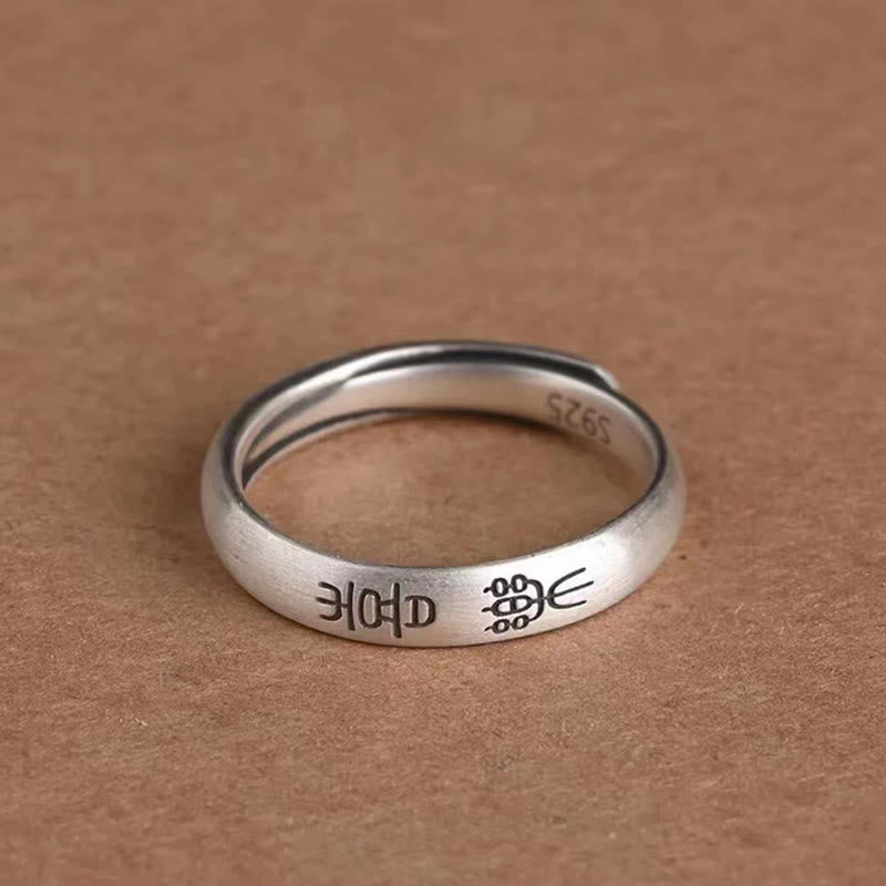 Buddha Stones Peace And Joy Copper Luck Wealth Ring - image 1