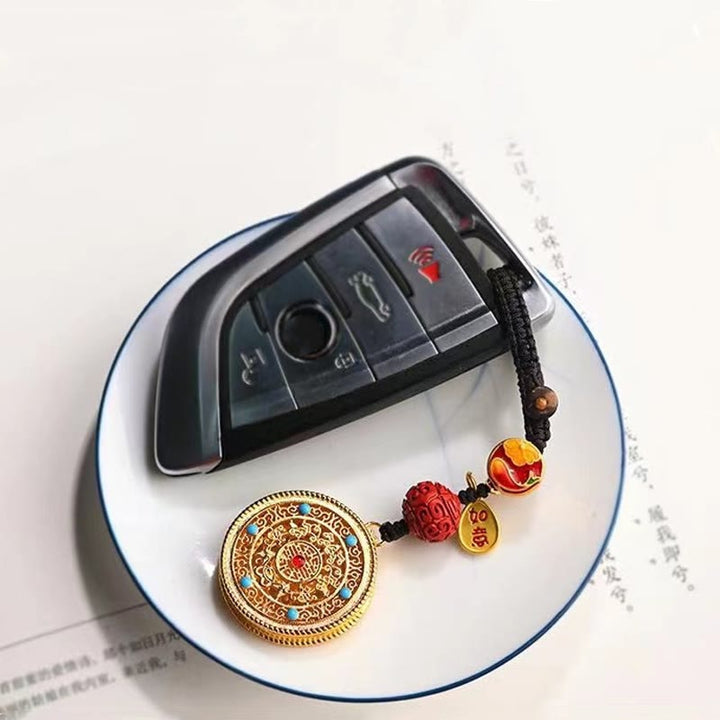 Buddha Stones Fu Character Blessing Ruyi Charm Key Chain - image 14