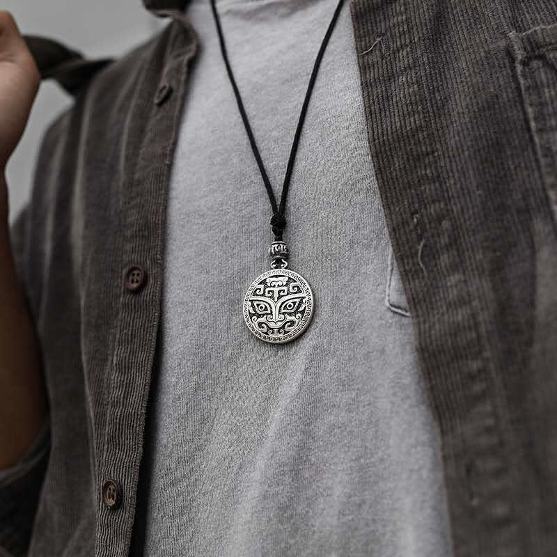 Lucky FengShui Mythological Creature Taotie Wealth Necklace Pendant - image 1