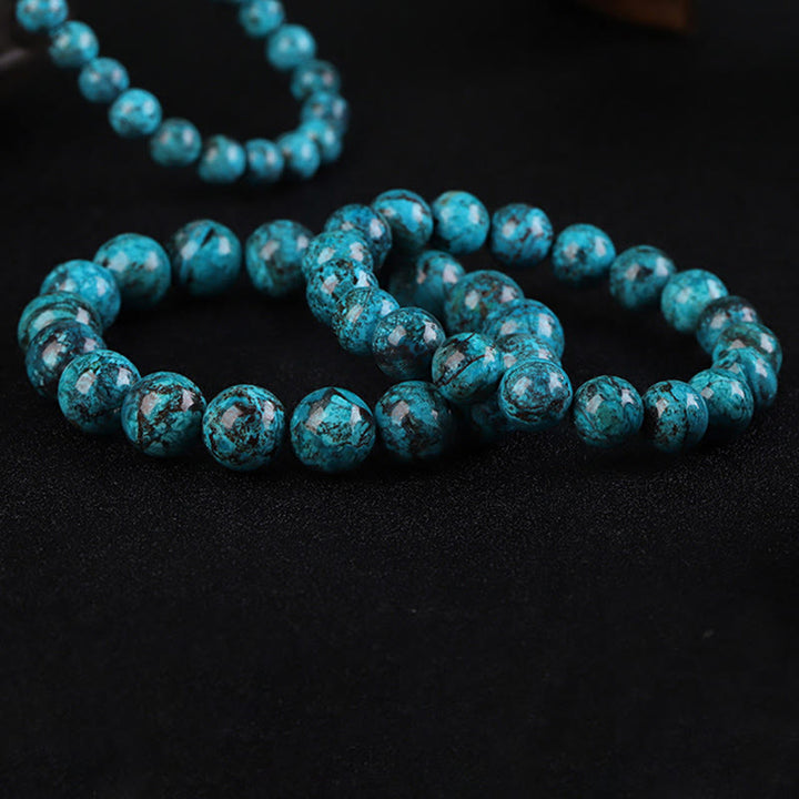 Buddha Stones Natural Phoenix Stone Strength Courage Bracelet - image 6