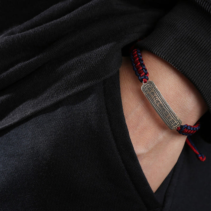 Buddha Stones 925 Sterling Silver Peace Amulet Protection Bracelet - image 6