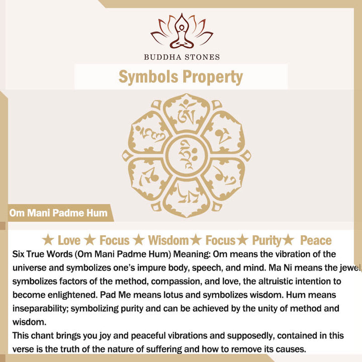 Buddha Stones Dorje Vajra Om Mani Padme Hum Peace Love Copper Chain Bracelet - image 8