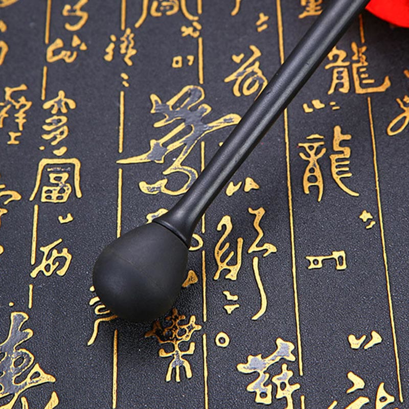 Buddha Stones Koi Fish Pattern Mindfulness Buddhist Temple Mokugyo Wooden Fish Drum - image 3