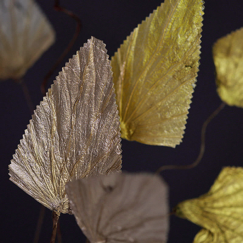 Natural Dried Triangle Lotus Leaf Stemmed Plant Bouquet Home Decoration Ornaments - image 7