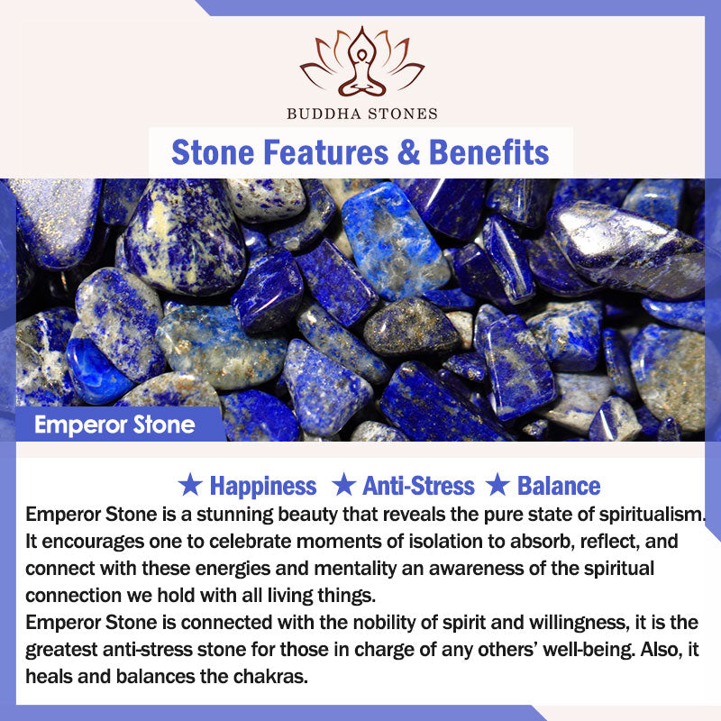 Buddha Stones Emperor Stone Crystal Happiness Earrings - image 10