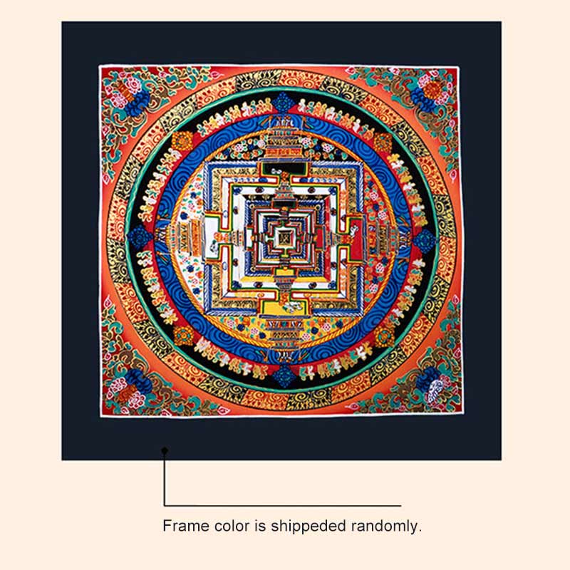 Buddha Stones Tibetan Handmade Thangka Mandala Painting Blind Box Random Color Pattern - image 17