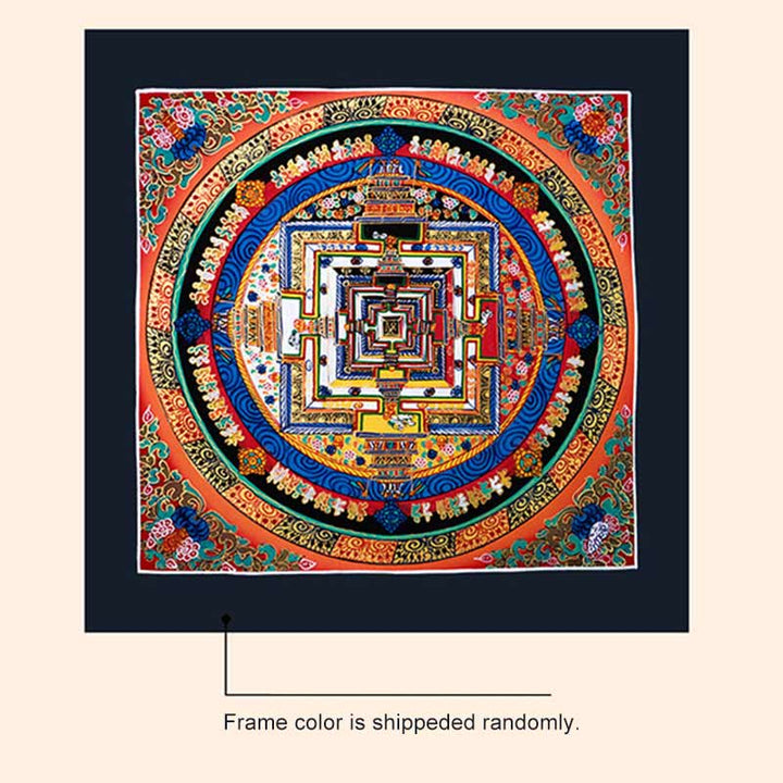 Buddha Stones Tibetan Handmade Thangka Mandala Painting Blind Box Random Color Pattern - image 17