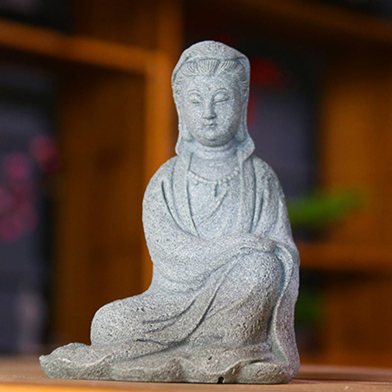 Buddha Stones Avalokitesvara Statue Blessing Home Decoration - image 1