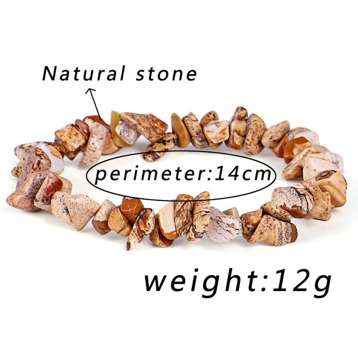 Buddha Stones Amethyst Lazurite Various Crystal Stone Healing Positive Bracelet - image 21