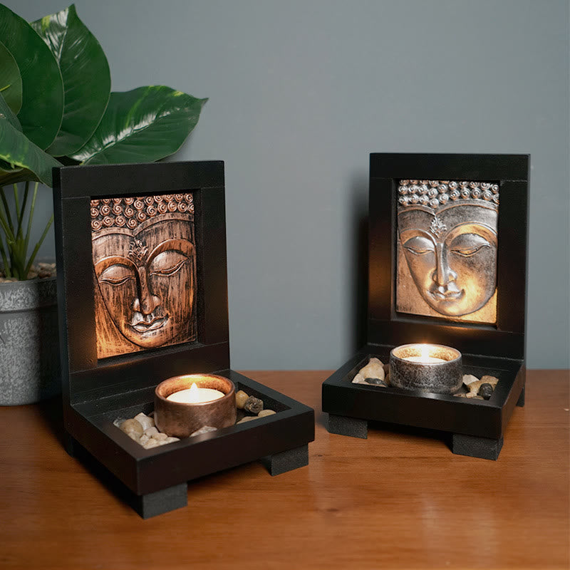 Buddha Stones Buddha Compassion Serenity Home Prayer Altar Zen Decoration - image 0