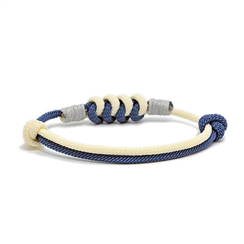 Buddha Stones Simple Design King Kong Knot Strength Braid String Bracelet - image 8