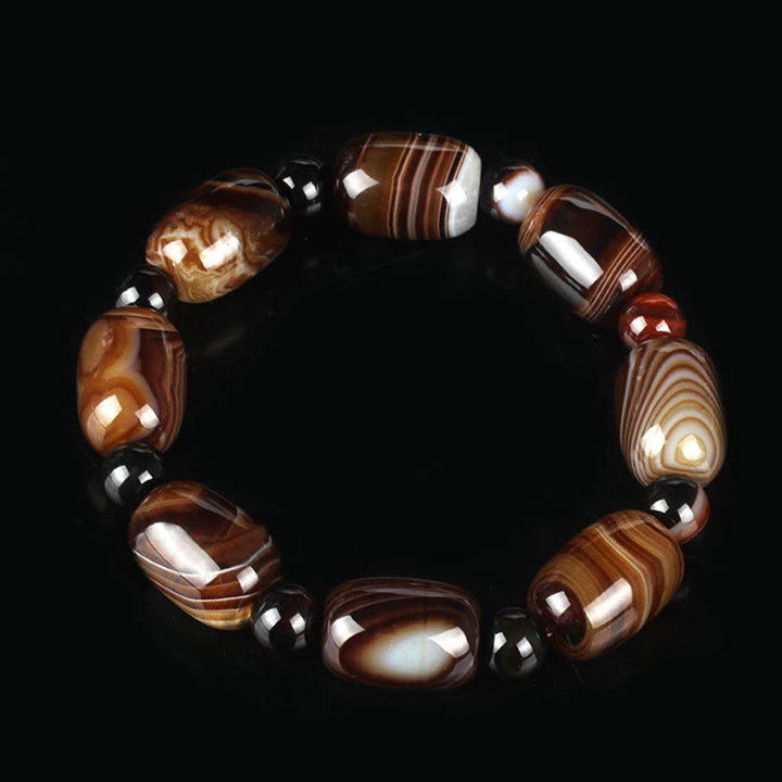 Buddha Stones Natural Sardonyx Courage Happiness Bracelet - image 5