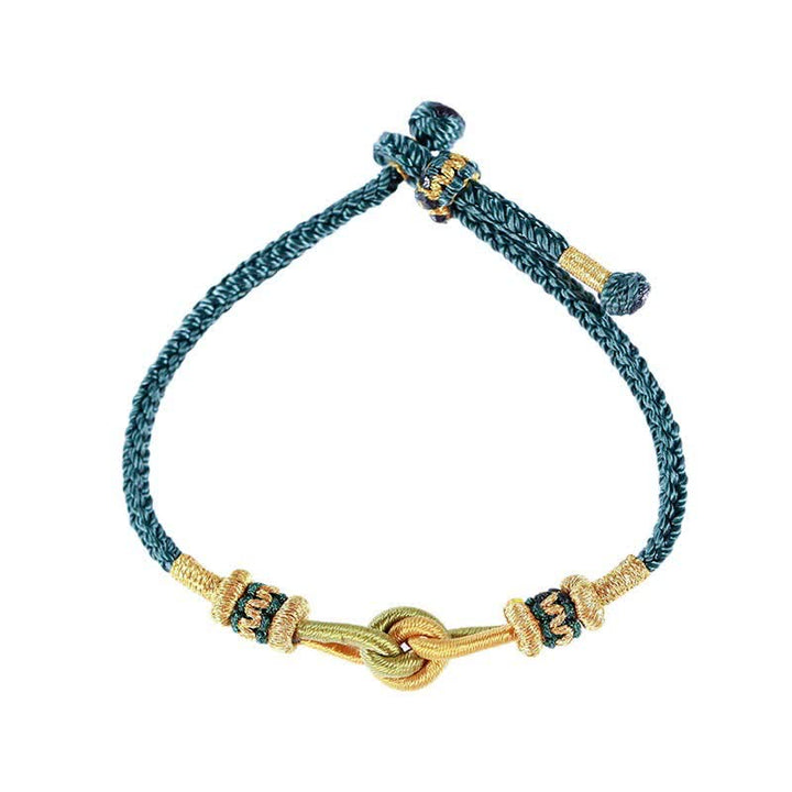 Buddha Stones Handmade Knotting Faith Strength Braid String Bracelet - image 13