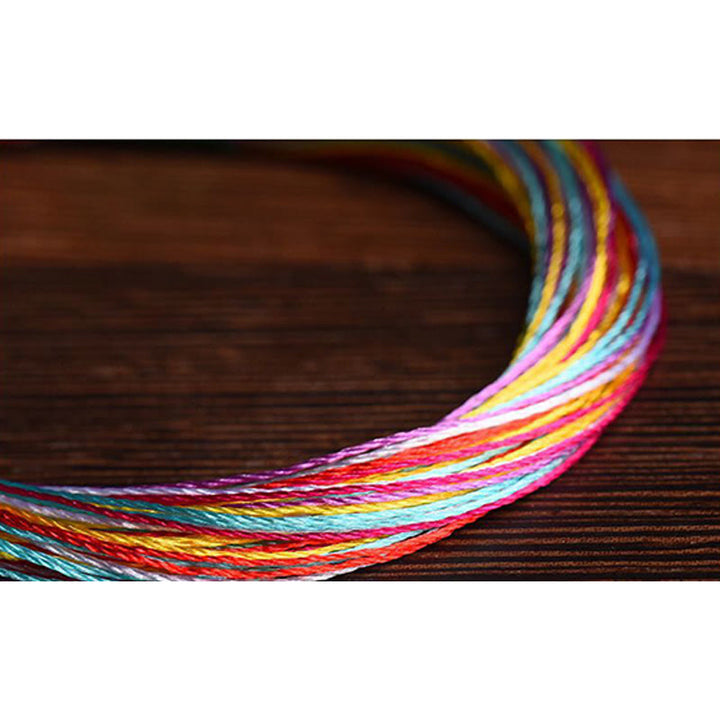 Buddha Stones Tibetan Handmade Five Colorful Thread Dragon Boat Festival Protection Adult Child String Bracelet - image 7