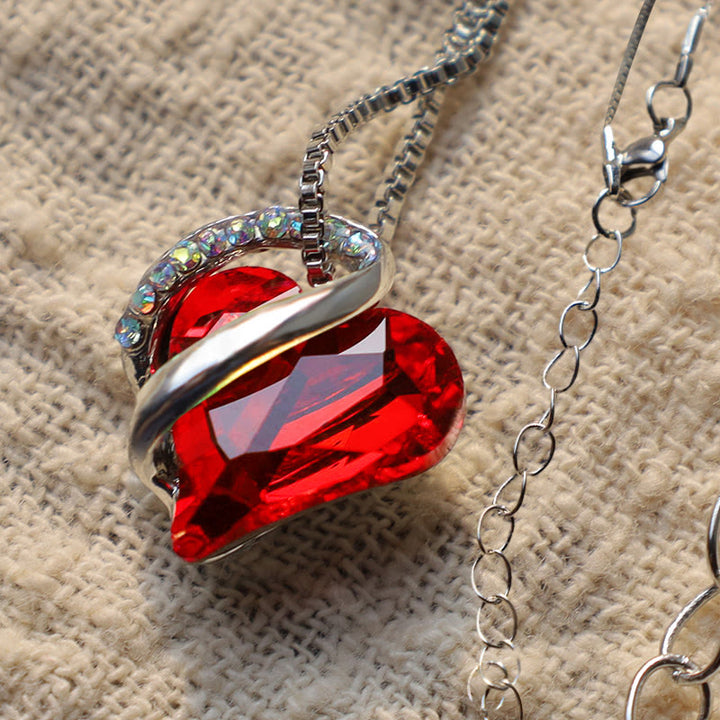 Buddha Stones Love Heart Birthstone Healing Energy Necklace Pendant - image 4