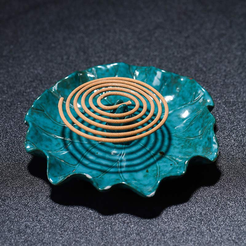 Buddha Stones Tibetan Lotus Blessing Incense Burner Decoration - image 10