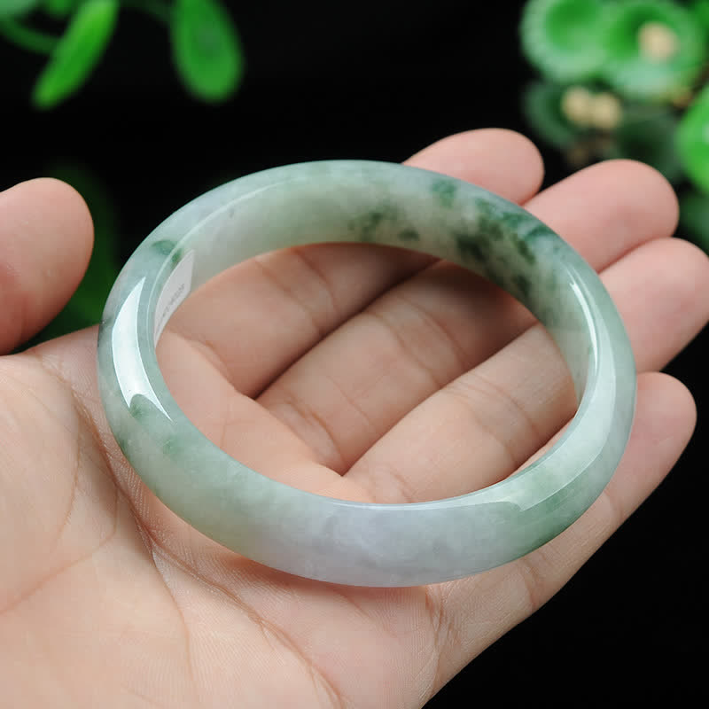 Buddha Stones Jade Luck Blessing Prosperity Bracelet Bangle - image 2