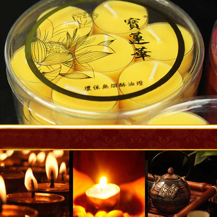 Buddha Stones Meditation Prayer Altar Lotus Flower Candle Holder Buddhist Temple Rituals Use Items - image 23