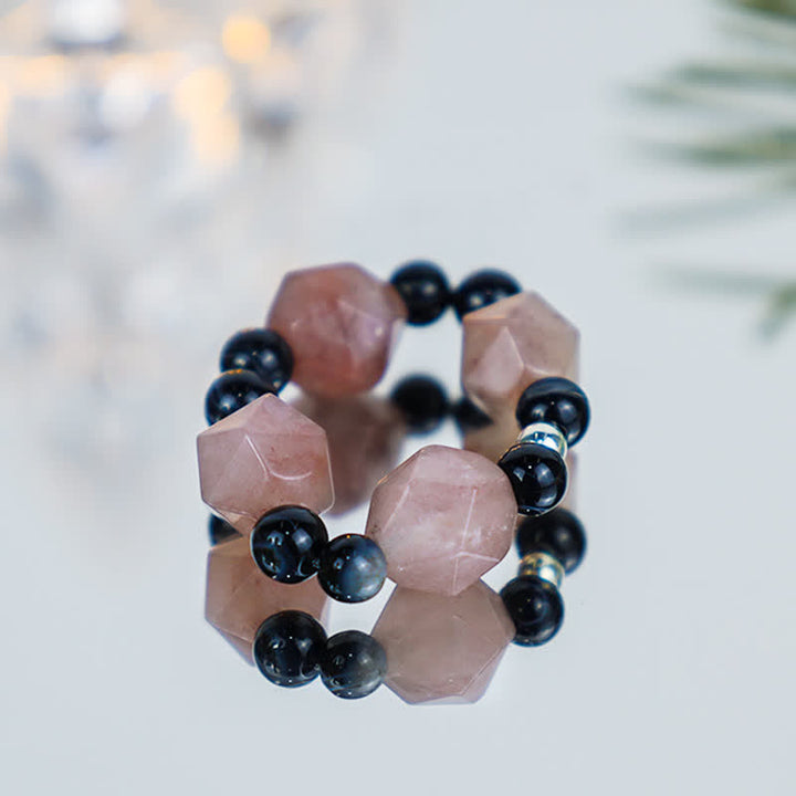 Buddha Stones Yin Yang Symbol Balance Luck Ring - image 9