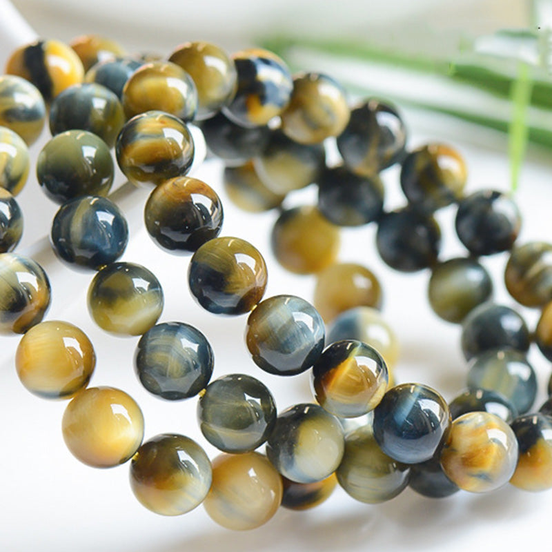 Buddha Stones Tiger Eye Protection Courage Strength Bracelet - image 7