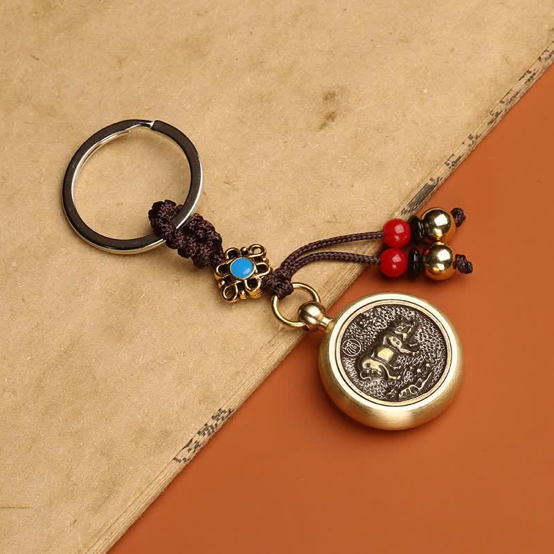 12 Chinese Zodiac Blessing Wealth Fortune Keychain - image 22