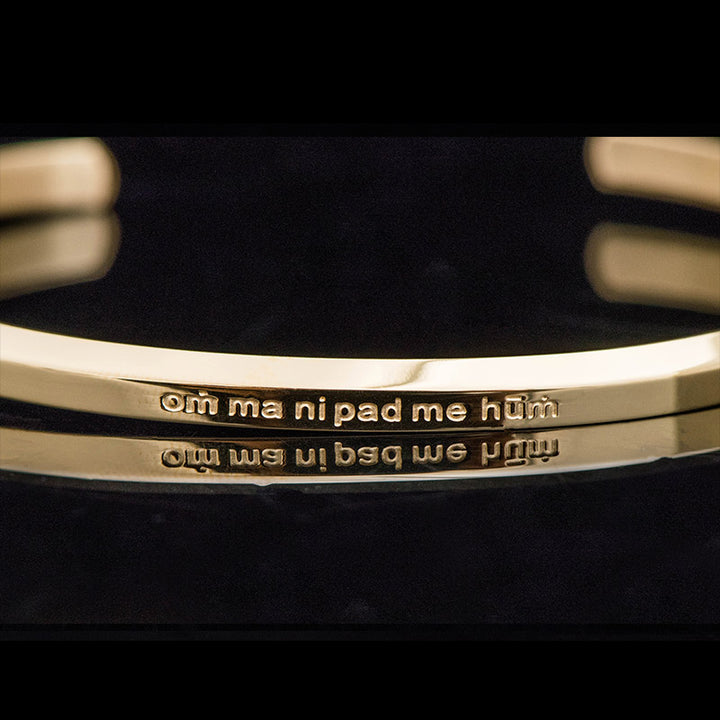 Buddha Stones Six True Words Engraving Titanium Steel Blessing Protection Bracelet - image 22
