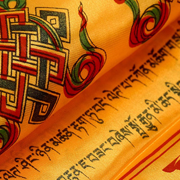 Buddha Stones Tibetan Lucky Blessing 5 Colors Khata Decoration - image 10