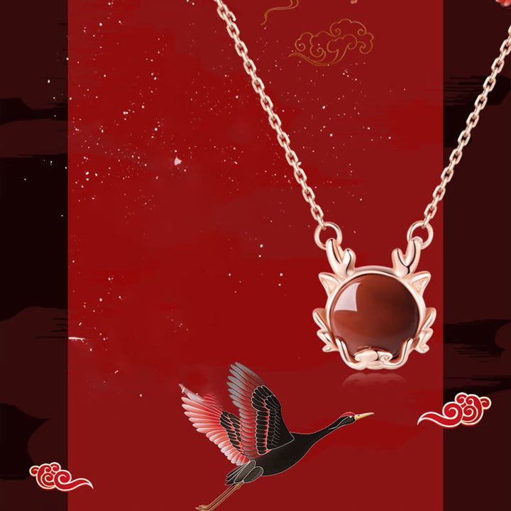 ❗❗❗A Flash Sale- Buddha Stones 925 Sterling Silver Year of the Dragon Cinnabar Red Agate Dragon Protection Bracelet Necklace Pendant Earrings Ring - image 9
