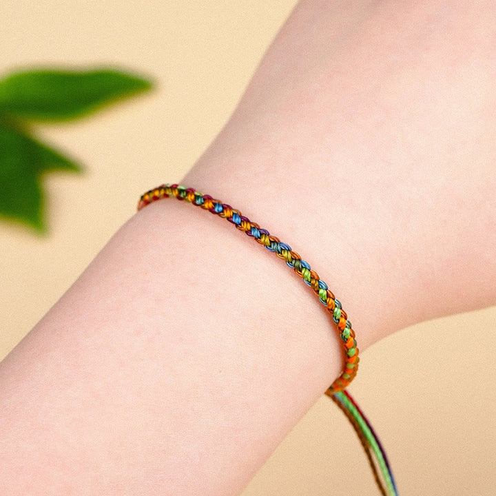 Buddha Stones "May all your wishes come true" Lucky Multicolored Bracelet - image 2