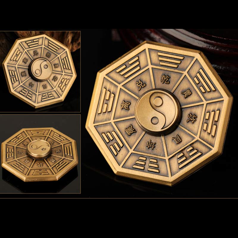 Buddha Stones Fidget Spinner Blessing Tai Chi Finger Hand Spinner Decoration - image 6
