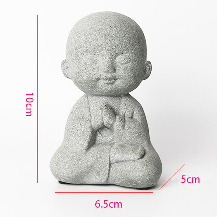 Buddha Stones Meditation Prayer Buddha Statue Compassion Home Decoration - 6.5*5*10cm - image 12