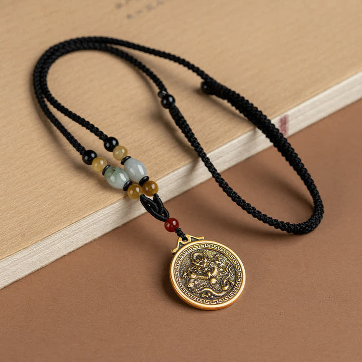 12 Chinese Zodiac Blessing Wealth Fortune Necklace Pendant - Dragon - image 16