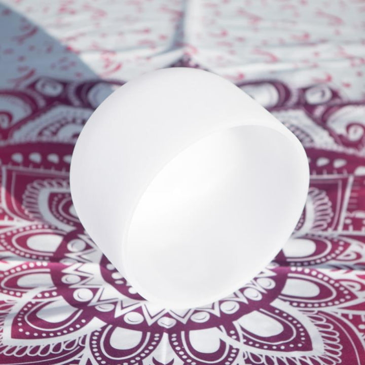 Tibetan Crystal Sound Bowl Handcrafted for Yoga Healing and Meditation Singing Bowl - image 1
