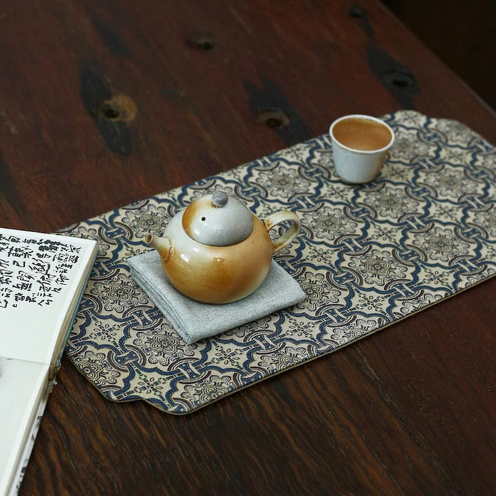 Elegant Floral Brocade Pattern Cup Mat Tea Cup Coaster - image 37