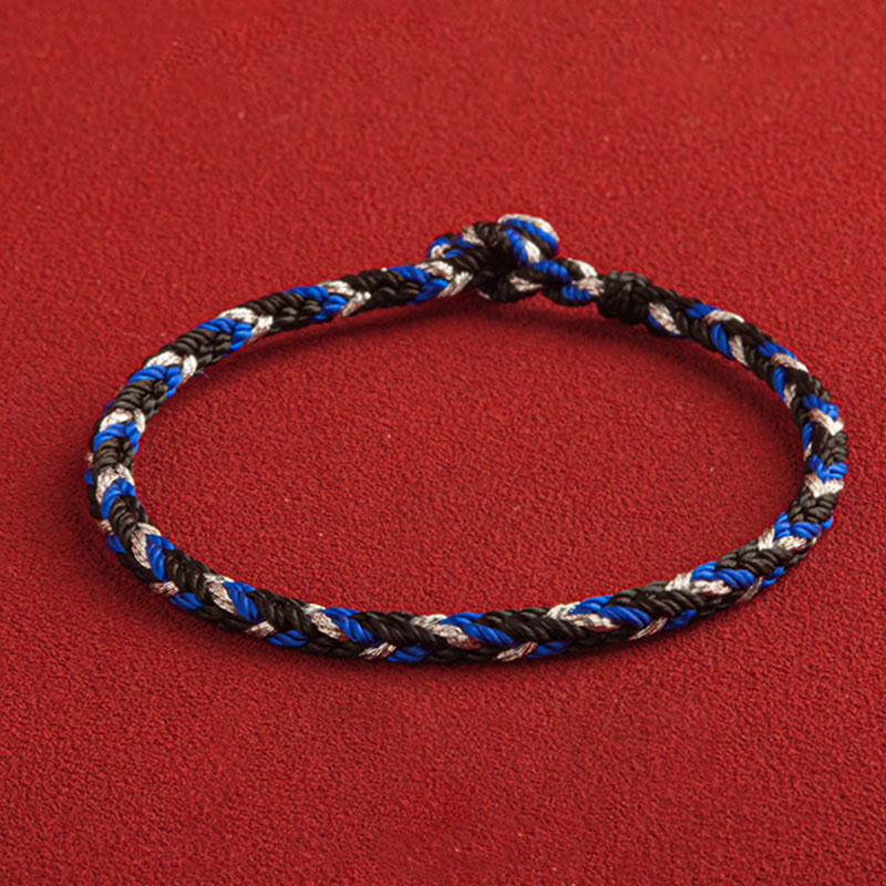 Buddha Stones "May prosperity fill your life" Lucky Multicolored Bracelet - 19cm - image 0