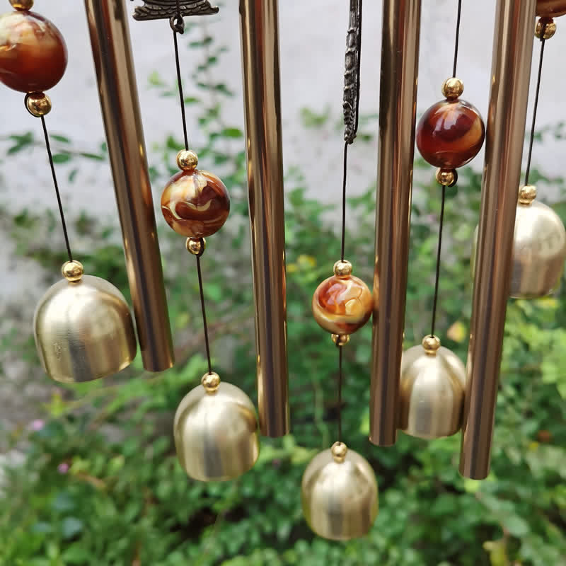 Buddha Stones Dream Catchers Love Elephant Boat Wall Hanging Chime Bell Handmade Home Decoration - image 4