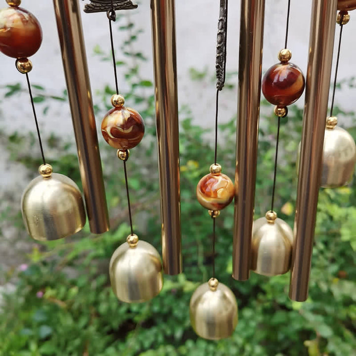 Buddha Stones Dream Catchers Love Elephant Boat Wall Hanging Chime Bell Handmade Home Decoration - image 4