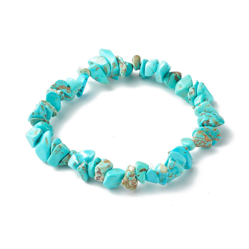 Buddha Stones Amethyst Lazurite Various Crystal Stone Healing Positive Bracelet - Turquoise - image 17