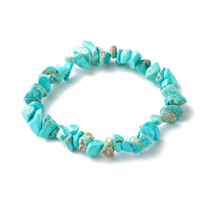 Buddha Stones Amethyst Lazurite Various Crystal Stone Healing Positive Bracelet - Turquoise - image 17