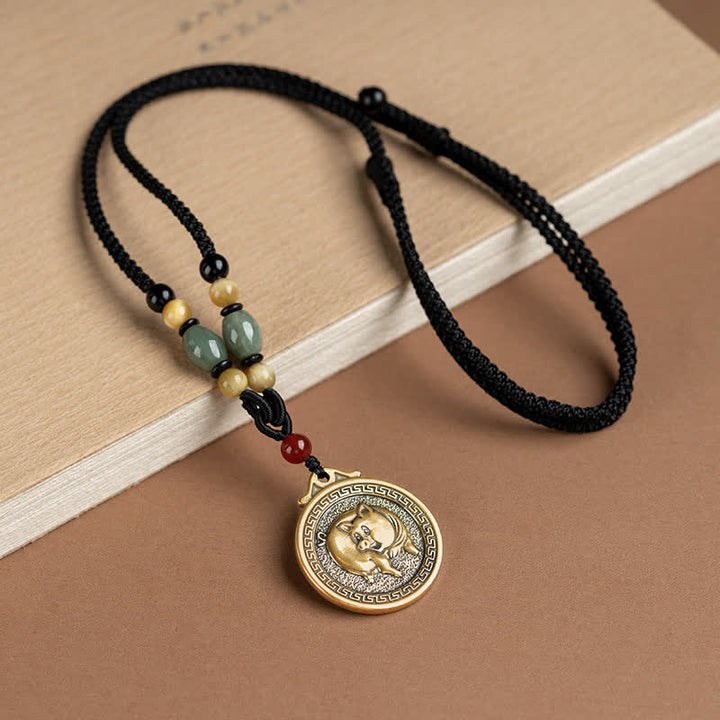 12 Chinese Zodiac Blessing Wealth Fortune Necklace Pendant - Pig - image 23
