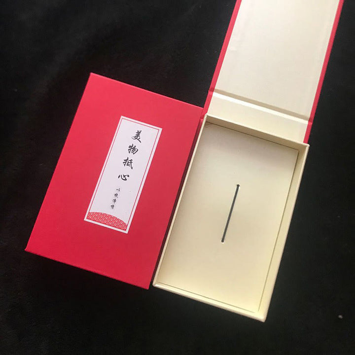 Small Leaf Red Sandalwood Cute Bunny Rabbit Sooth Comb With Gift Box - image 11