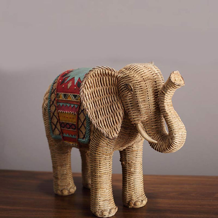 Elephant Resin Wisdom Wealth Home Decoration - image 10