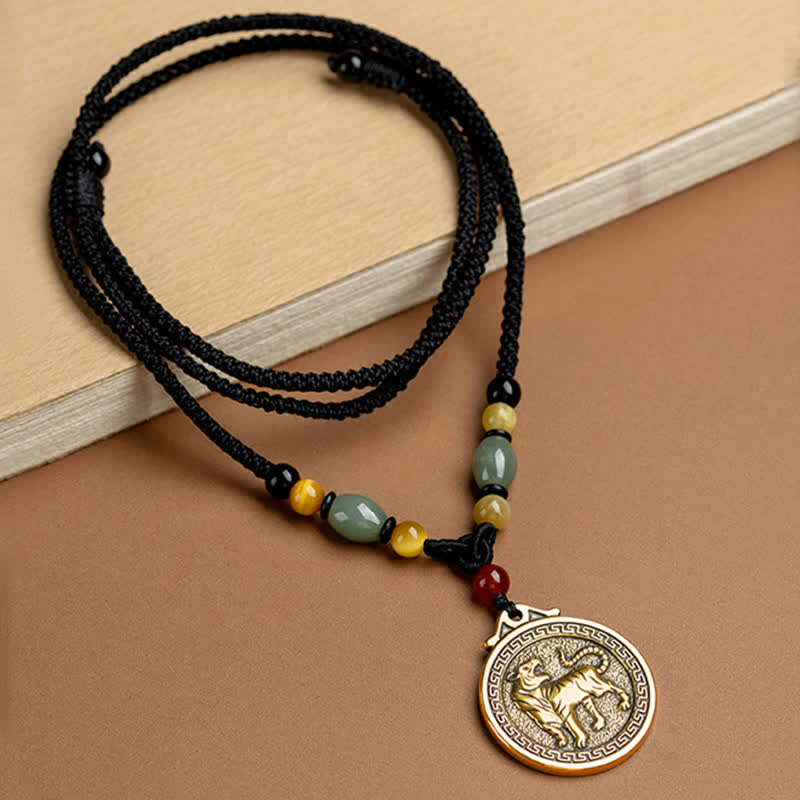 12 Chinese Zodiac Blessing Wealth Fortune Necklace Pendant - image 11