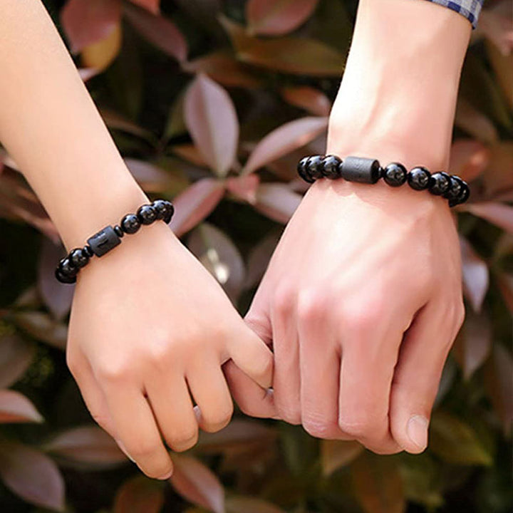 Buddha Stones Soul Cleansing Black Obsidian Phoenix Dragon Bracelet - image 5