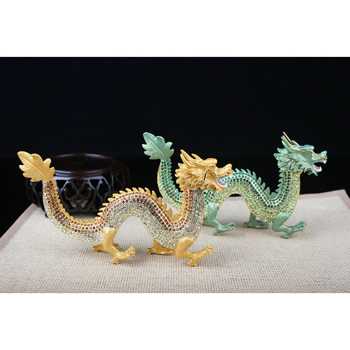 Buddha Stones Handmade Feng Shui Dragon Luck Success Home Decoration - image 7