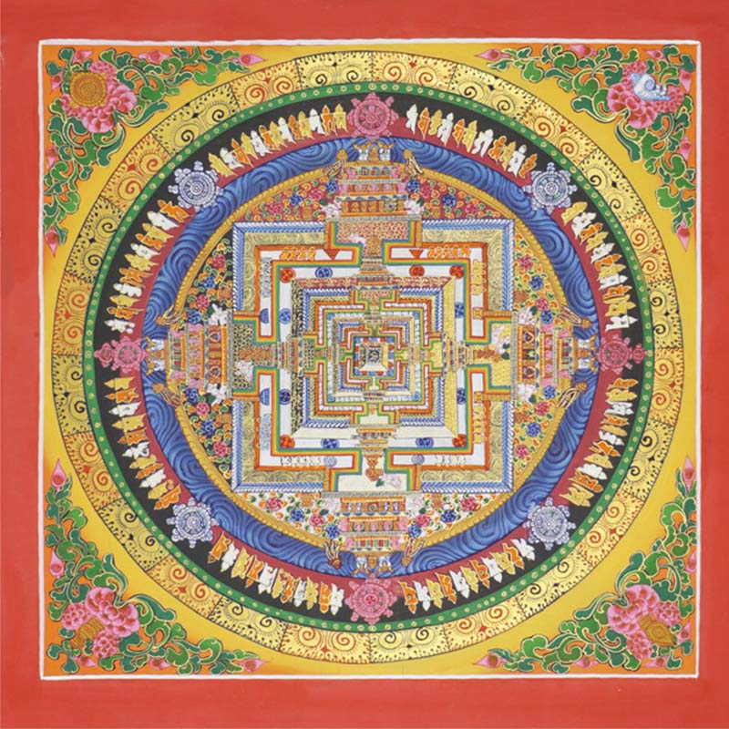 Buddha Stones Tibetan Thangka Painting Blessing Handmade Decoration - image 7