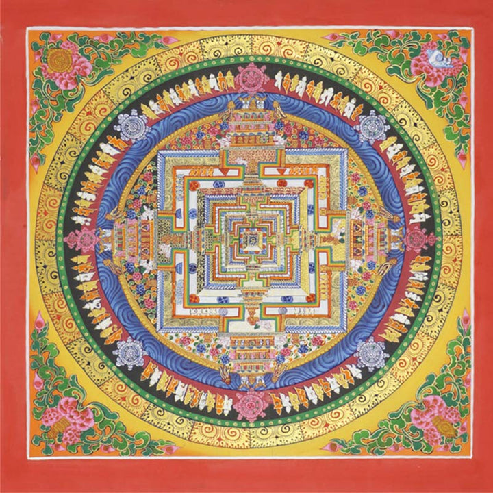 Buddha Stones Tibetan Thangka Painting Blessing Handmade Decoration - image 7