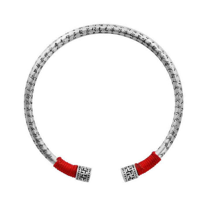 Buddha Stones Tibet Om Mani Padme Hum Luck Red String Bracelet Bangle - image 9