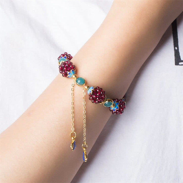 Buddha Stones Tibetan Garnet Calm Bracelet - image 10
